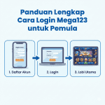 Bingung cara masuk ke situs Mega123? Simak panduan lengkap cara daftar dan login Mega123 untuk pemula di sini. Proses cepat, mudah, dan aman masuk lobi utama.